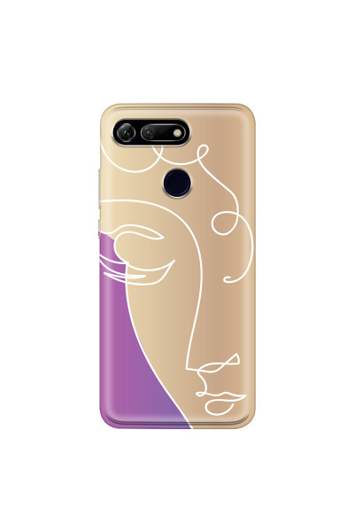 HONOR - Honor View 20 - Soft Clear Case - Miss Rose Gold