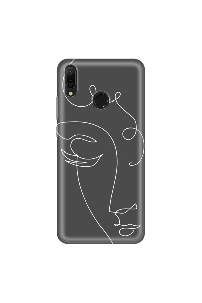 HUAWEI - Y9 2019 - Soft Clear Case - Light Portrait in Picasso Style