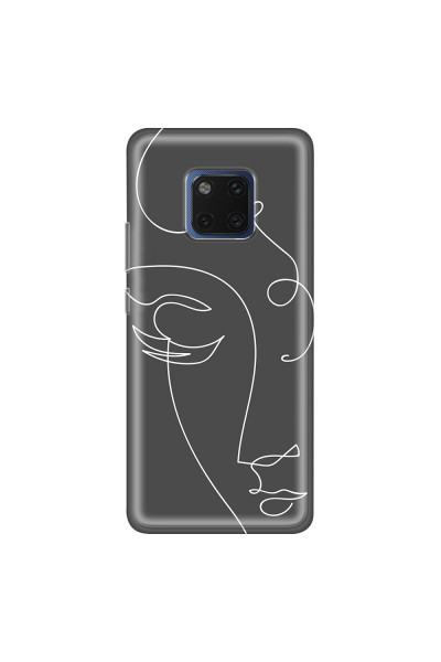 HUAWEI - Mate 20 Pro - Soft Clear Case - Light Portrait in Picasso Style
