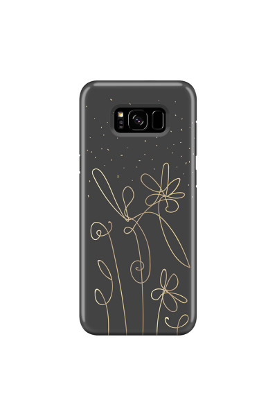 SAMSUNG - Galaxy S8 Plus - 3D Snap Case - Midnight Flowers