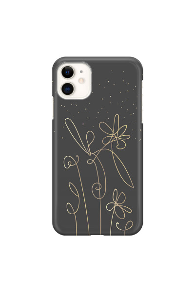 APPLE - iPhone 11 - 3D Snap Case - Midnight Flowers