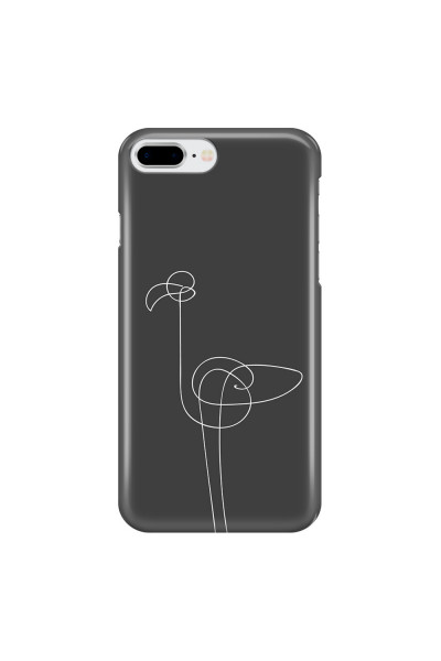 APPLE - iPhone 7 Plus - 3D Snap Case - Flamingo Drawing