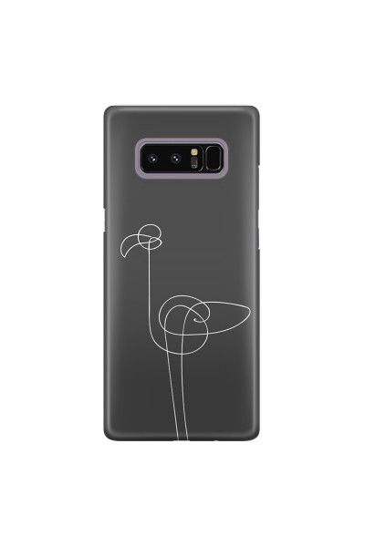 SAMSUNG - Galaxy Note 8 - 3D Snap Case - Flamingo Drawing