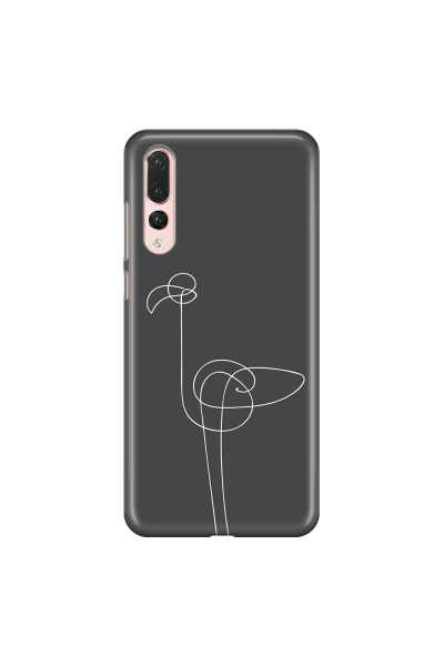 HUAWEI - P20 Pro - 3D Snap Case - Flamingo Drawing