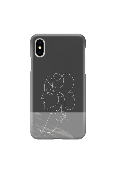 APPLE - iPhone XS - 3D Snap Case - Miss Marble