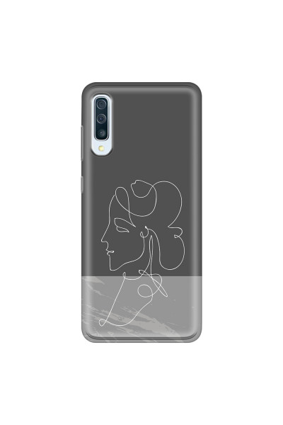 SAMSUNG - Galaxy A50 - Soft Clear Case - Miss Marble