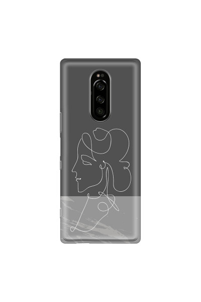 SONY - Sony Xperia 1 - Soft Clear Case - Miss Marble