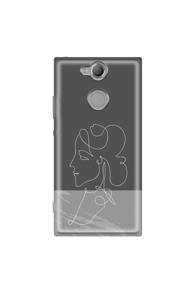 SONY - Sony Xperia XA2 - Soft Clear Case - Miss Marble