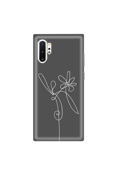 SAMSUNG - Galaxy Note 10 Plus - Soft Clear Case - Flower In The Dark