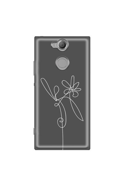 SONY - Sony Xperia XA2 - Soft Clear Case - Flower In The Dark
