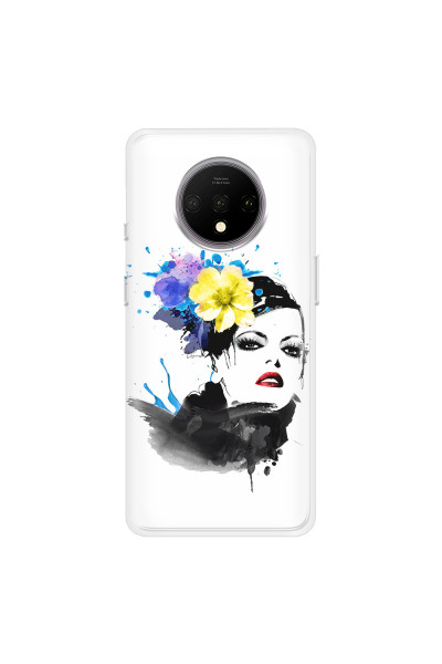 ONEPLUS - OnePlus 7T - Soft Clear Case - Floral Beauty