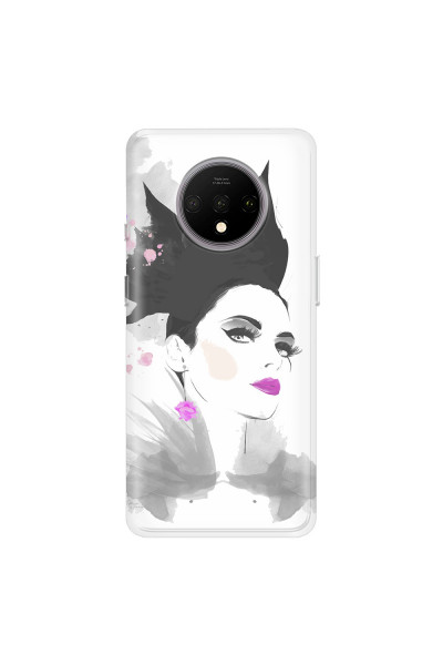 ONEPLUS - OnePlus 7T - Soft Clear Case - Pink Lips
