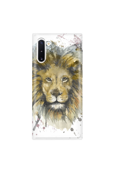 SAMSUNG - Galaxy Note 10 - Soft Clear Case - Lion