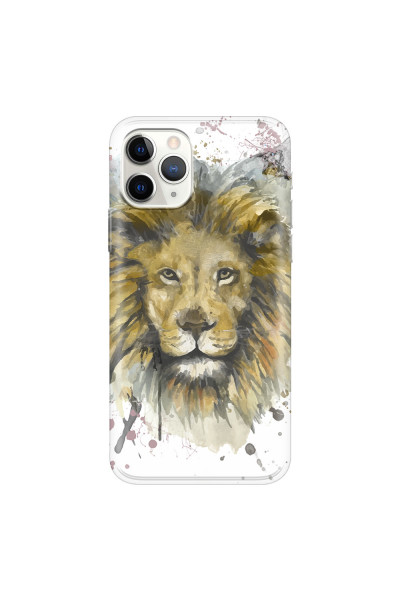 APPLE - iPhone 11 Pro Max - Soft Clear Case - Lion