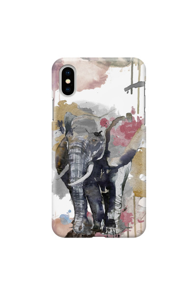 APPLE - iPhone XS - 3D Snap Case - Elephant