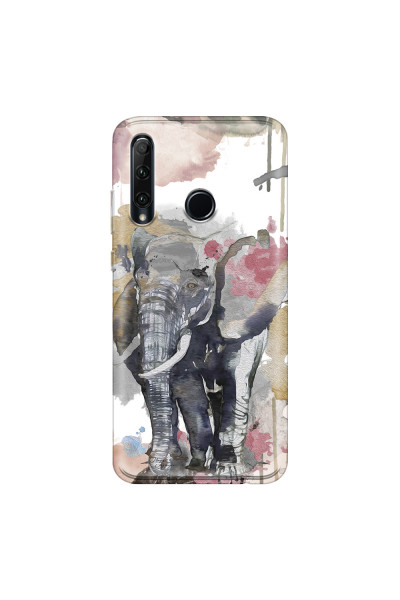 HONOR - Honor 20 lite - Soft Clear Case - Elephant