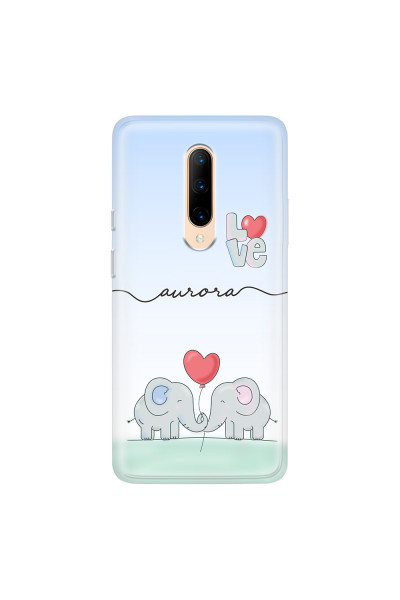 ONEPLUS - OnePlus 7 Pro - Soft Clear Case - Elephants in Love