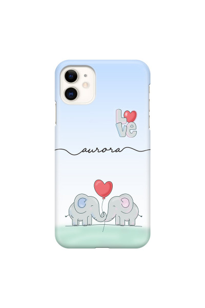 APPLE - iPhone 11 - 3D Snap Case - Elephants in Love