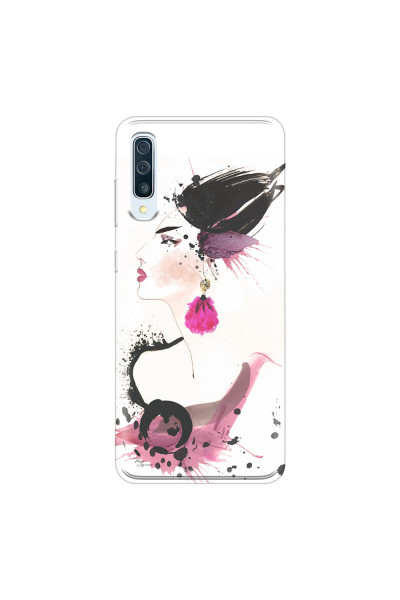 SAMSUNG - Galaxy A70 - Soft Clear Case - Japanese Style