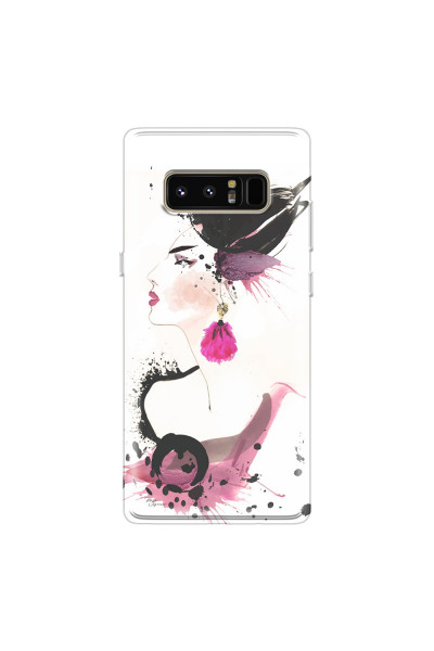 SAMSUNG - Galaxy Note 8 - Soft Clear Case - Japanese Style