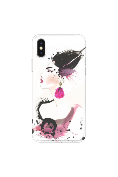 APPLE - iPhone XS - Soft Clear Case - Japanese Style