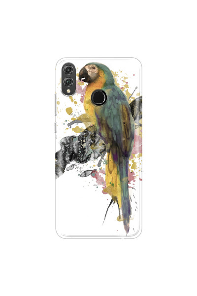 HONOR - Honor 8X - Soft Clear Case - Parrot