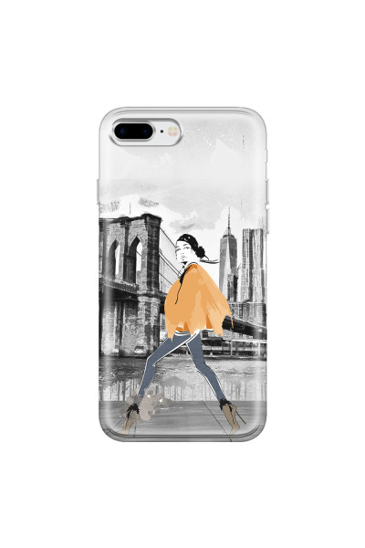 APPLE - iPhone 8 Plus - Soft Clear Case - The New York Walk