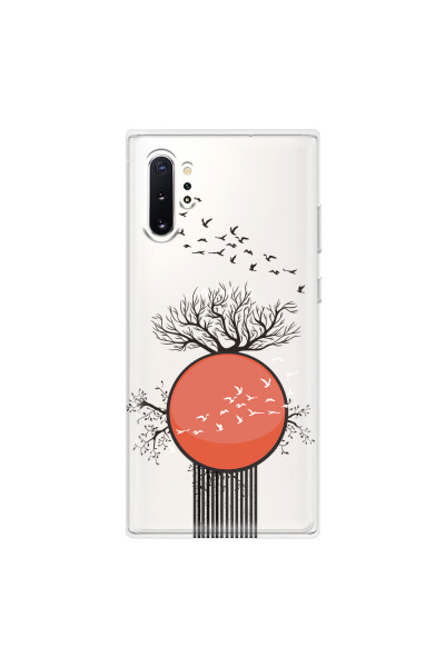 SAMSUNG - Galaxy Note 10 Plus - Soft Clear Case - Bird Flight