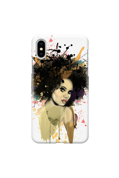 APPLE - iPhone XS - 3D Snap Case - We love Afro