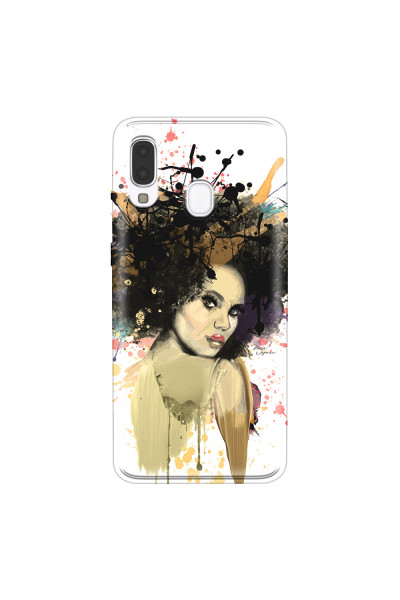 SAMSUNG - Galaxy A40 - Soft Clear Case - We love Afro