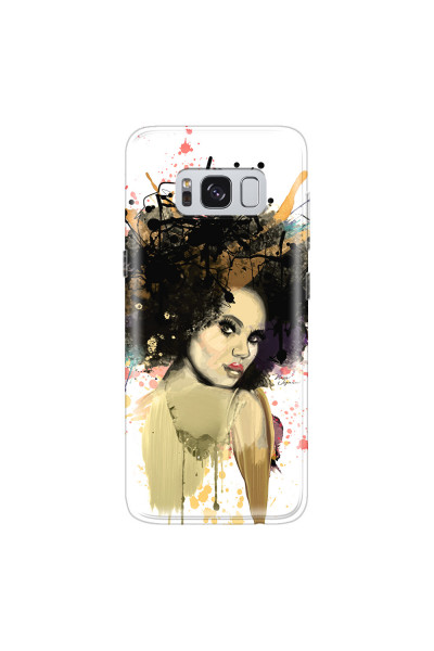 SAMSUNG - Galaxy S8 Plus - Soft Clear Case - We love Afro