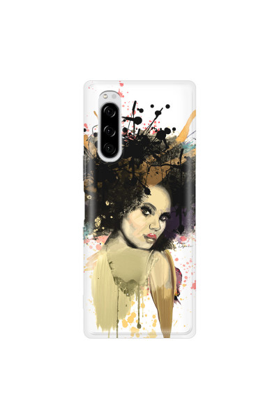 SONY - Sony Xperia 5 - Soft Clear Case - We love Afro