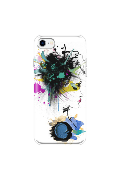 APPLE - iPhone 7 - Soft Clear Case - Medusa Girl