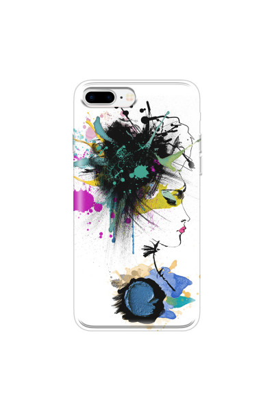 APPLE - iPhone 7 Plus - Soft Clear Case - Medusa Girl
