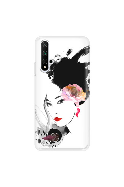 HONOR - Honor 20 - Soft Clear Case - Black Beauty