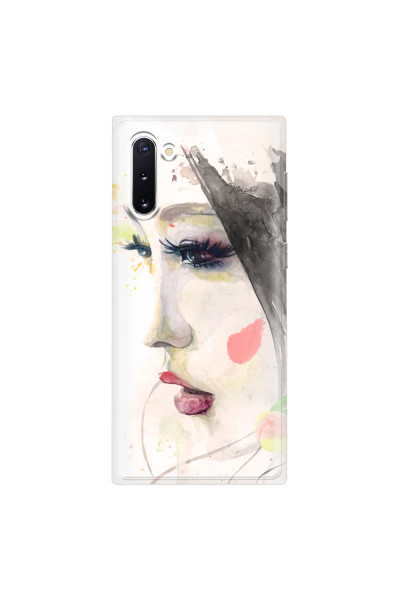 SAMSUNG - Galaxy Note 10 - Soft Clear Case - Face of a Beauty