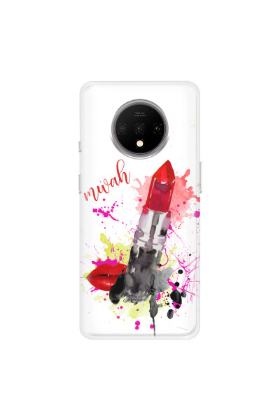 ONEPLUS - OnePlus 7T - Soft Clear Case - Lipstick