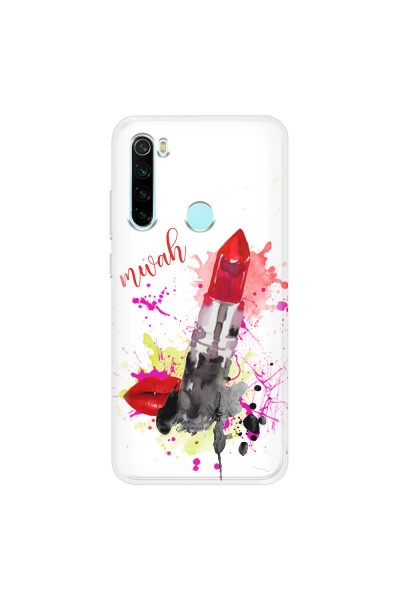 XIAOMI - Redmi Note 8 - Soft Clear Case - Lipstick