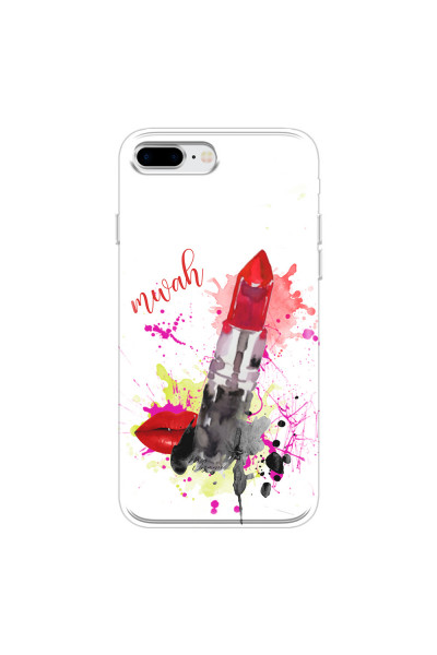 APPLE - iPhone 8 Plus - Soft Clear Case - Lipstick