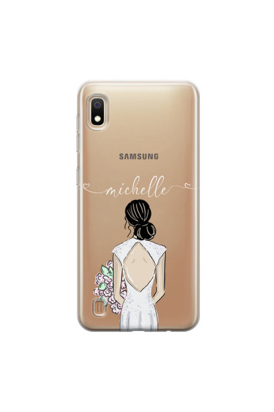 SAMSUNG - Galaxy A10 - Soft Clear Case - Bride To Be Blackhair II.