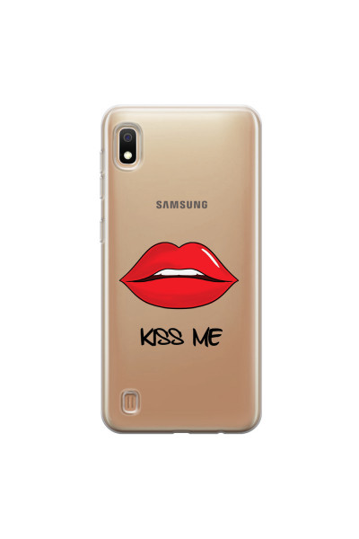 SAMSUNG - Galaxy A10 - Soft Clear Case - Kiss Me