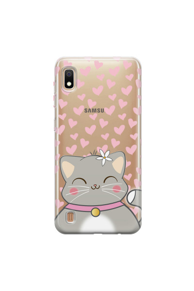 SAMSUNG - Galaxy A10 - Soft Clear Case - Kitty