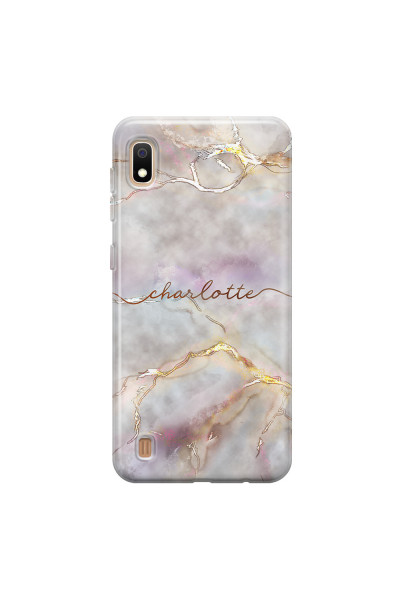 SAMSUNG - Galaxy A10 - Soft Clear Case - Marble Rootage