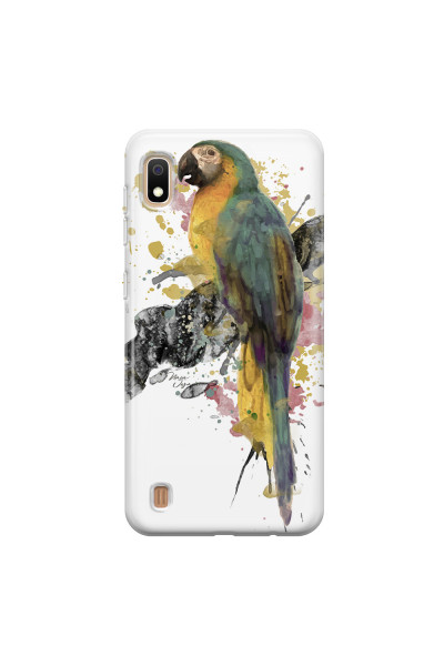 SAMSUNG - Galaxy A10 - Soft Clear Case - Parrot