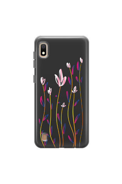 SAMSUNG - Galaxy A10 - Soft Clear Case - Pink Tulips