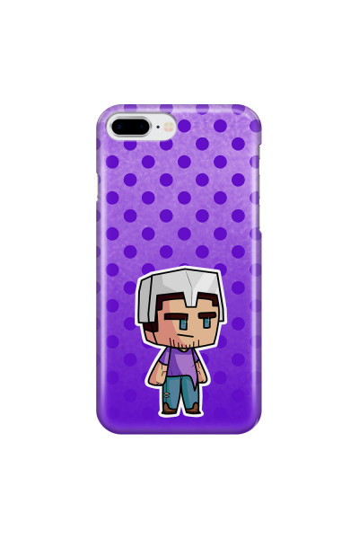 APPLE - iPhone 7 Plus - 3D Snap Case - Purple Shield Crafter