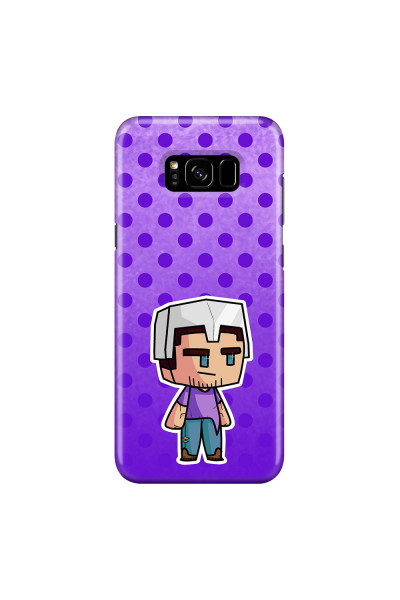 SAMSUNG - Galaxy S8 Plus - 3D Snap Case - Purple Shield Crafter