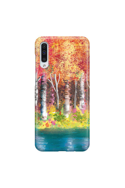 SAMSUNG - Galaxy A70 - 3D Snap Case - Calm Birch Trees