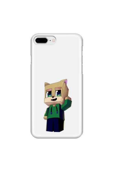 APPLE - iPhone 8 Plus - 3D Snap Case - Clear Fox Player