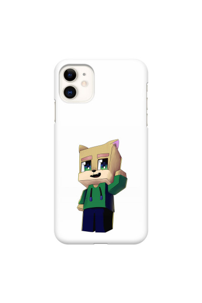 APPLE - iPhone 11 - 3D Snap Case - Clear Fox Player
